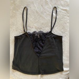Express Black Lace Cami, Size S, Soft Modal